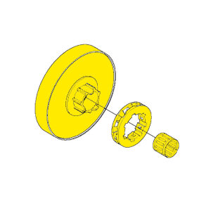 Husqvarna OEM Chainsaw Clutch Drum Assembly 575261004 Fits 555 562XP