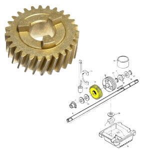 Husqvarna AYP OEM Transmission Helical Gear 532137050 137050