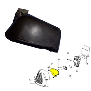 Husqvarna OEM Line Trimmer Heat Shield 530150440 Fits 128LD