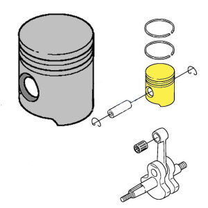 Husqvarna OEM Leaf Blower Piston Jug 531009593 Fits 125BT