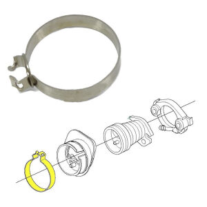 Husqvarna OEM Chainsaw Intake Clamp 537438801 Fits 340 357 346XP