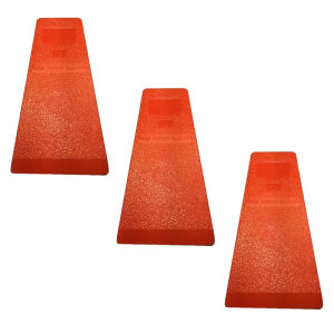 Set Of 3 Husqvarna Felling Bucking 5.5 Wedge High Impact ABS Plastic