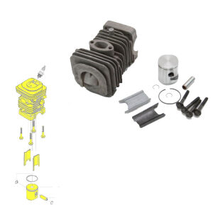 Husqvarna OEM Chainsaw Cylinder Assembly 545050417 574291001 Fits 240