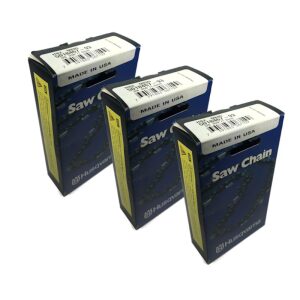 Set of 3 Husqvarna 28" Chainsaw Chain 3/8" .050 93DL H82-93 501846793