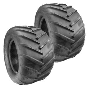 Set Of 2 Carlisle OEM Mower Tire 24X12X12 4 Ply Chevron Tread T560352