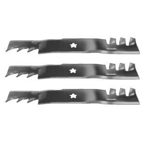Set of 3 Mower Blades Replaces AYP Sears Husqvarna 173921 532173921