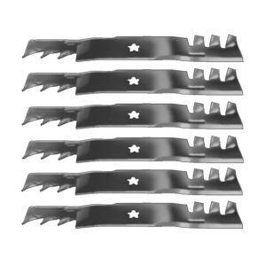 Set of 6 Mower Blades Replaces AYP Sears Husqvarna 173921 532173921