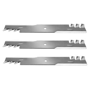 Set Of 3 Mower Mulching Blades Replaces Dixie Chopper 30227-56