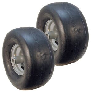 Set Of 2 Mower Wheel Assembly 11 X 6.00-5 Replaces Husqvarna 576588601