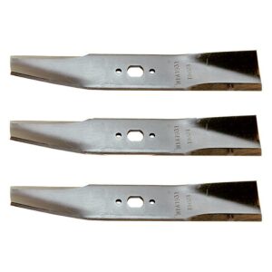 Set Of 3 Lawn Mower Blades Replaces Sutech 2107/09 12-1/8" X 3/4" X 5/8"