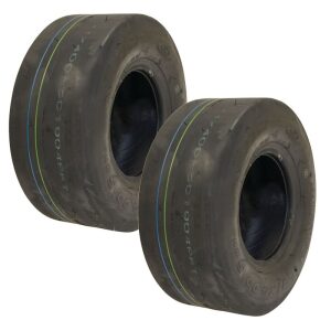 Set Of 2 Kenda OEM Slick Tubeless 4 Ply Mower Tire 11x4.00x5 104040552B1