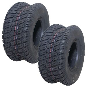 Set of 2 OEM Carlisle Tubeless Tire 15X6.00X6 4-Ply Turf Master