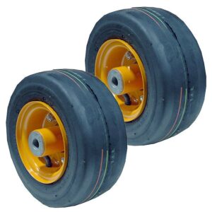 Set of 2 Mower Caster Wheel Assembly 9X3.50X4 Replaces Scag 48006-01 48307