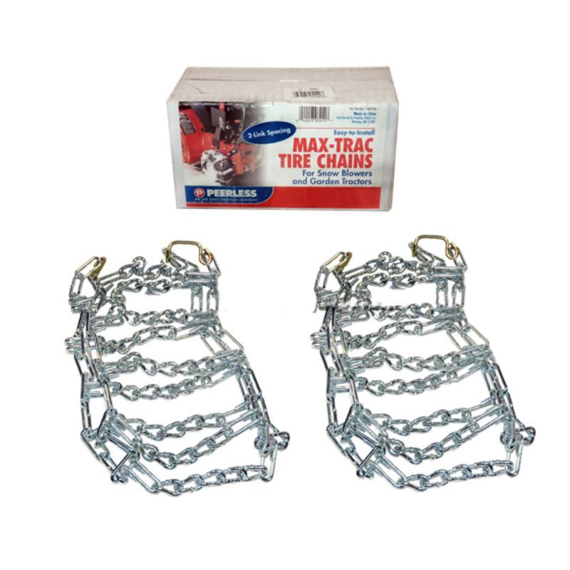 Pair of 2 Link Peerless Max Trac Tire Chains 4.00 / 4.80 X 8 1061556 -  Pantano Power Equipment