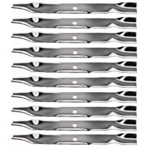 Set of 10 Lawn Mower 5 Star Blades Replaces 42" Sears Craftsman AYP 134149