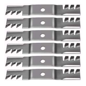 Set Of 6 Lawn Mower Mulcher Blade Replaces Murray 92117E701