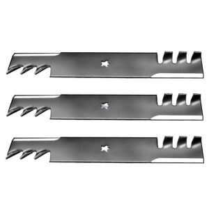 Set of 3 Mower Mulching Blades Replaces AYP Sears Roper 157033 159705