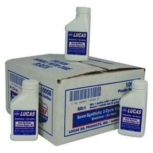 Case Of 24 Lucas Oil Semi-Synthetic 2-Cycle Oil 2.6oz Bottles