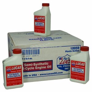 Case Of 24 Lucas Oil Semi-Synthetic 6.4oz 2-Cycle Oil