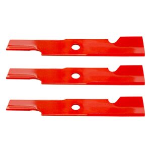 Set Of 3 Notched High Lift Blade Replaces Exmark 103-6400