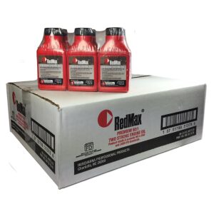 Case Of 48 RedMax OEM MaxLife 2-Cycle Oil 2.6oz 1 Gallon Mix 580357201