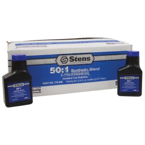 Case of 24 Stens Synthetic Blend 2.6oz 50:1 2-Cycle Engine Oil Mix