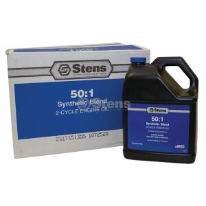 Case Of 4 Synthetic Blend 50:1 2-Cycle Engine Oil Mix 1 Gallon Bottles