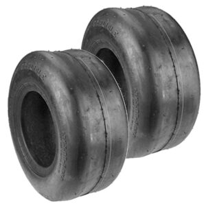 Set Of 2 Carlisle OEM Pneumatic Smooth Tubeless 13 X5.00X6 Tire P552021