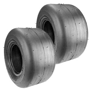 Set Of 2 Carlisle OEM Pneumatic 13X6.50X6 Tubeless Smooth Tread Tire 512186