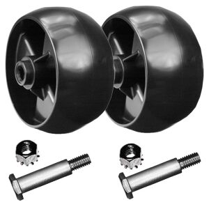 Set of 2 Deck Wheels Replaces MTD Cub Cadet 734-04155 Toro 112-0677
