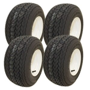 Set Of 4 Kenda Wheel Assembly Hole-N-One Tire 18X8.5X8 With "8 Rim