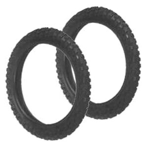 Set Of 2 Pneumatic Stud Tread Heavy Duty Tire 20X2.125