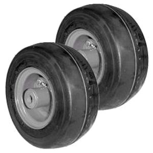 Set Of 2 Wheel Caster Assembly 13X500X6 Replaces Exmark 1-633582 633582