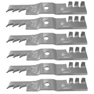 Set Of 6 Lawn Mower 46" Gator Mulching Blade Replaces Exmark 103-9614 103-8296