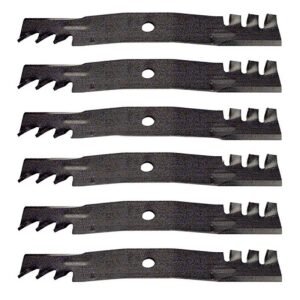 Set Of 6 Lawn Mower Blades Replaces John Deere M145516 MIU11251
