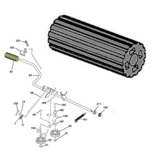 Ariens OEM Lawn Mower Round Brake Pedal Cover 21547538