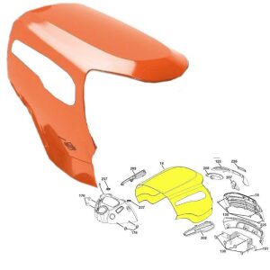 Ariens OEM Lawn Mower Tractor Hood 21548085 Fits A20VA46