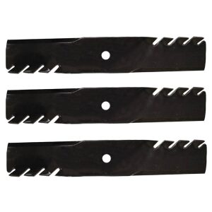 Set Of 3 Toothed Hi-Lift Blade Replaces Toro 107-3192-03 Scag 481710