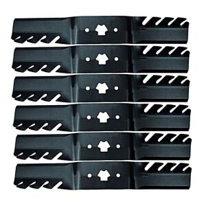 Set Of 6 Lawn Mower Toothed Blade Replaces MTD Cub Cadet 942-04053C