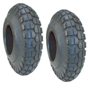 Set Of 2 CST 5.30X4.50X6 2 PLY Knobby Tire 5.30 X 4.50 X 6