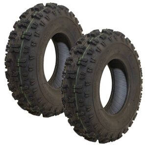 Set Of 2 Kenda OEM Snow Blower Tire 4.10x3.50X6 Polar Trac 2 Ply