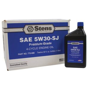 Case Of 12 Stens 4-Cycle Engine Oil 5W-30 SJ Wt