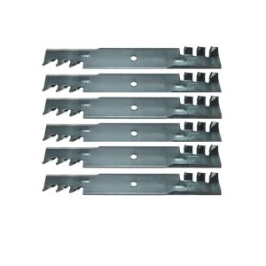 Set of 6 Gator Tooth Mulching Lawn Mower Blades fits Scag 481707 Rotary