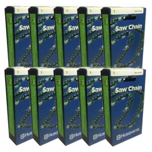 Set Of 10 Husqvarna OEM Chainsaw Saw Chain Pixel .325 .050 56DL 501840656