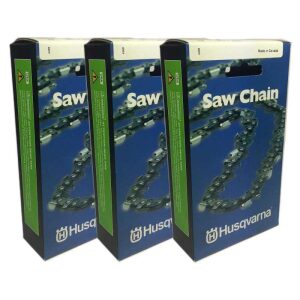 Set of 3 Husqvarna OEM 16" Chainsaw Chain H37-56 3.8 .050 91VG-56 576936556