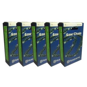 Set of 5 Husqvarna OEM 12" Chainsaw Chain H37-45 R91PX045G 576936545