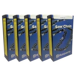 Set of 5 Husqvarna OEM 18" Chain H47X-66 3/8 .050 66DL 501842666