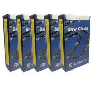 Set Of 5 Husqvarna OEM 32" Skip Tooth Chain H47SX-105 3/8 .050 501842705