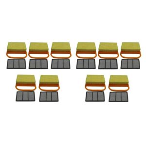 Set of 10 Air Filter Kit Replaces Stihl 4238 141 0300 TS410 TS420 TS480i TS500i