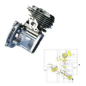 Echo OEM Engine Short Block SB1090 SB1102 Fits SRM-265 PAS-265